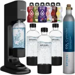 Vandens gazavimo aparatas SPINEL SODA BubbleON, 3 buteliai, 6 gėrimų kapsulės