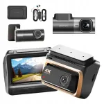 Vaizdo registratorių rinkinys DDPAI Z60 Pro 4K su MINI2X, galine kamera ir 4G moduliu