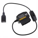 Automobilinis 12V/36V į 5V maitinimo keitiklis su USB jungtimi vaizdo registratoriui