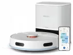 Grindų valymo robotas su plaunamąja stotele Philips 2000, baltas