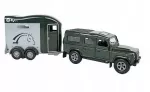 Žaislinis Land Rover automobilis su priekaba ir HKG arkliais, 520460 55002