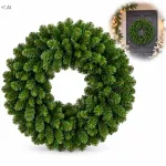 Kalėdinis vainikas durims, 40 cm, GREEN