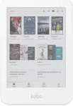 El. knygų skaityklė KOBO Clara Colour 6", balta, Wi-Fi, be reklamų
