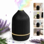Eterinių aliejų difuzorius su RGB LED, 100 ml drėkintuvas