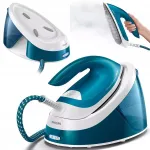 Garų generatoriaus lygintuvas, plieninis padas, 2400W, 360 g/min
