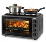 Mini orkaitė 42 l su dviem kaitlentėmis, 2500 W, puikiai tinka stovyklavimui