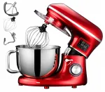 Virtuvinis kombainas su dubeniu MYCHEF KERCH, 6,2 l, raudonas, su fermentavimo funkcija