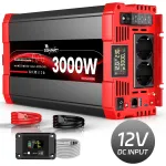 Įtampos keitiklis 12V į 230V, 3000W, gryno sinusoidės