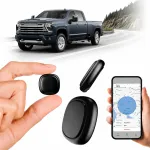 Mažiausias GPS raktų ir automobilio ie&scaron;kiklis, veikia be SIM kortelės ir mėnesinių mokesčių, suderinamas su Apple ir Android