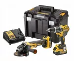 Akumuliatorių įrankių rinkinys DeWalt DCD791 + DCG405 18V XR 2x5,0Ah [DCK2020P2T-QW]