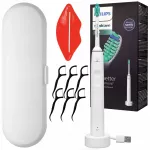 Elektrinis dantų &scaron;epetėlis PHILIPS SONICARE, baltas, su dėklu ir priedais