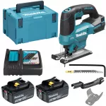 &Scaron;vytuoklinis pjūklas MAKITA DJV184RFJ, 18V, 2x3,0Ah akumuliatoriai, MAKPAC dėklas
