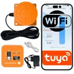 Skysčio lygio jutiklis su WiFi, RF433, Tuya ekranu ir signalu