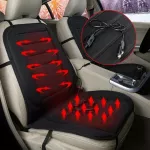 Automobilio sėdynės &scaron;ildomas kilimėlis, 12V, reguliuojamas