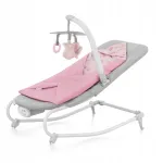 &Scaron;ezlongas-gultukas Kinderkraft Felio 2 Peony Rose