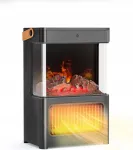&Scaron;ildytuvas lvara YND-BL-02, 2000W, su liepsnos imitacija, 3 režimai, nuotolinio valdymo pultas