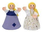 Lėlė Popelka 30 cm, 2 viename