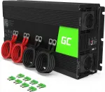 Įtampos keitiklis GREEN CELL INV15, 12V į 230V, 6000W, grynos sinusoidės, automobiliui