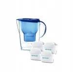 Vandens filtras Brita Marella 2,4 l, mėlynas, su 4 filtrais