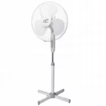 Grindų ventiliatorius LTC 16", 50W, su nuotolinio valdymo pultu, baltas, 3 režimai