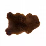 Avių kailis "NATURAL BROWN", 50 cm, mažas, 100% natūralus