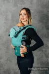 Ergonomi&scaron;ka kūdikio ne&scaron;ynė LennyGo, 100% medvilnė, Ombre Green