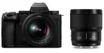 Veidrodinis fotoaparatas Panasonic Lumix DC-S5M2XWE su objektyvu