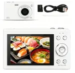 Skaitmeninis fotoaparatas 64 MP, 4K, 18x priartinimas, 2.8" IPS ekranas, 64 GB kortelė
