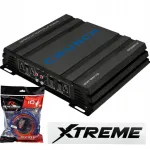 Automobilinis stiprintuvas Crunch GPX500.2 250 W RMS su RX10KIT laidais ir XTREME lipdukais