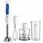 Rankinis trintuvas Braun MultiQuick 3 MQ30.202M, 900 W, su smulkintuvu ir plakikliu