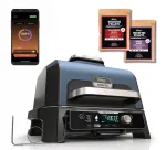 Elektrinis grilis Ninja Woodfire Pro Connect XL mėlynas OG901EU