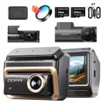 Vaizdo registratorius DDPAI Z90 Master 4K su MINI3X, galine kamera ir 4G moduliu
