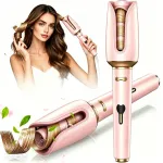 Automatinis keraminis plaukų garbanojimo žnyplės su keratinu, 4 temperatūros režimai