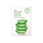 SKIN PLANET DAILY FRESH GARDEN MASK SHEET ALOE VERA drėkinanti lak&scaron;tinė veido kaukė su alijo&scaron;iumi, 25g