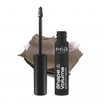 MIA MAKEUP SHAPE & VOLUME EYEBROW MASCARA 02 TAUPE antakių tu&scaron;as 4,5 g