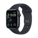 Apple Watch SE (2022) 44mm GPS Aluminum Case Juoda B klasė (Gera)