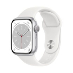Apple Watch Series 8 45mm GPS+Cellular Aluminum Case Balta A+ klasė (Ideali)