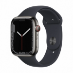Apple Watch Series 7 45mm GPS + Cellular Stainless Steel Case Grey B klasė (Gera)