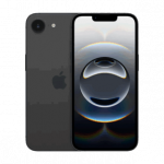 Apple iPhone 16e 128gb Juoda C+ klasė (Vir&scaron; vidurkio)