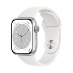 Apple Watch Series 8 41mm GPS+Cellular Aluminum Case Sidabrinė B klasė (Gera)