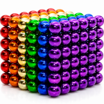 Magnetiniai kamuoliukai 5 mm, neodimio magnetiniai rutuliukai, 216 vnt., neocube 5 mm, magnetinės rutuliukų dėlionės, magnetinis konstruktorius rutuliukai