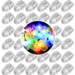 LED balionų lemputės, RGB, LED lempos balionams 50 vnt., LED balionų &scaron;vieselės, LED &scaron;vieselės balionams
