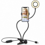 LED stalinė lempa su telefono laikikliu, stalo lempa su telefonu laikikliu, LED lempa su telefono stovu