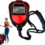 Sportinis skaitmeninis chronometras treniruotėms, laikmatis sportui, bėgimui ir fitnesui, treniruočių laikmatis, sporto laikmatis