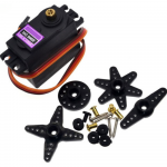 Servo variklis MG996R su metaliniais dantračiais, 180&deg; pasukimas, metalinis servo mechanizmas RC modeliams, RC servo varikliukas