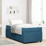 Lovos rėmas su čiužiniu Mėlyna 80 x 200 cm audinys