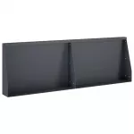 Sienelė 2 vnt. 60 x 12 x 30 cm Plienas Antracito