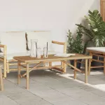 Kavos staliukas Ruda 110 x 50 x 43 cm bambukas