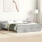 Lovos rėmas su galvūgaliu ir kojūgaliu, betono, 150x200cm