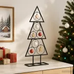 Metalinis Kalėdų medis KUOPIO 60 cm Plienas Juoda
